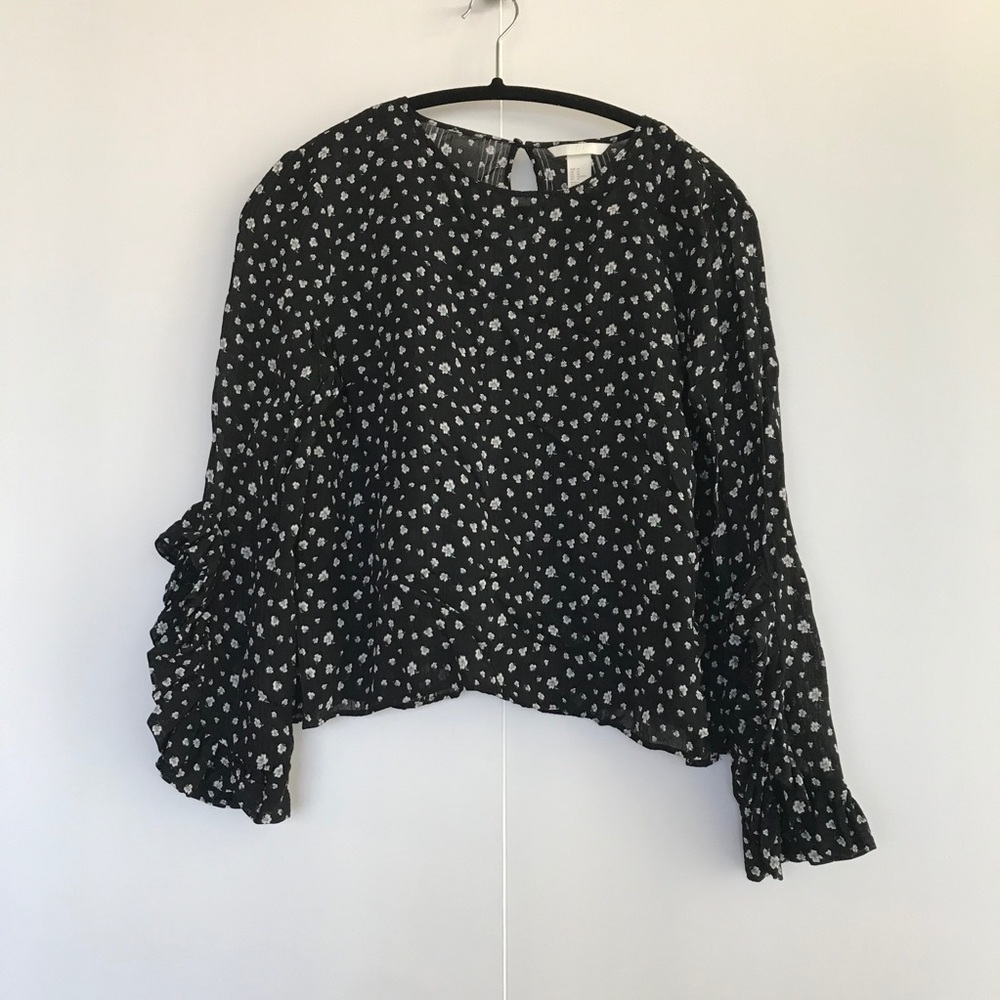 H&M FLORAL PRINT BLOUSE